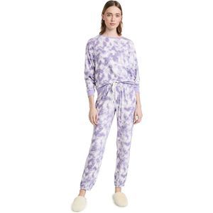 Honeydew Womens Intimates Brushed Jersey Lounge Set,Eurphoria Clouds,Small